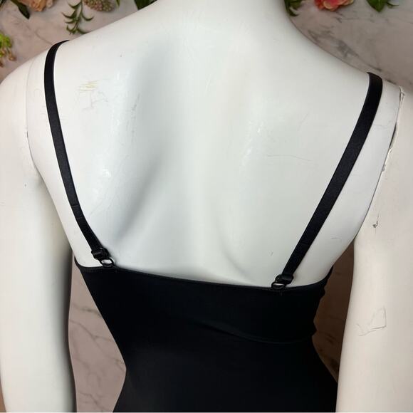 Spanx Assets Red Hot Label Shapewear Padded Slip Dress Black Medium - Picture 5 of 12